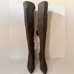 Marc Fisher Over the knee boots mIALINDA Gray Fabric Slightly used